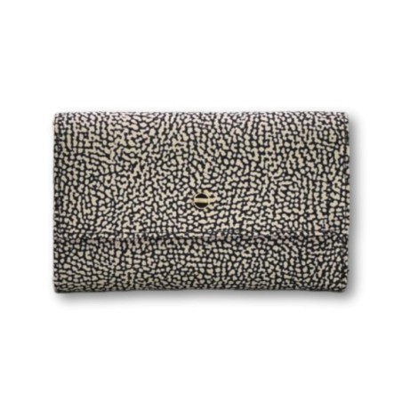 Borbonese Wallet - Natural-Black