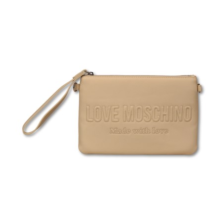Pochette Love Moschino - Ivoire
