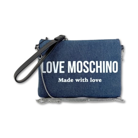 Pochette Love Moschino - Blu Denim