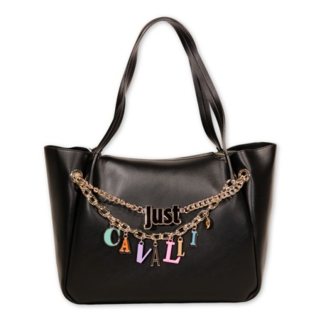 Borsa Just Cavalli Charms - Negro