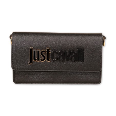 Borsa/Wallet Just Cavalli Metal Lettering - Nero
