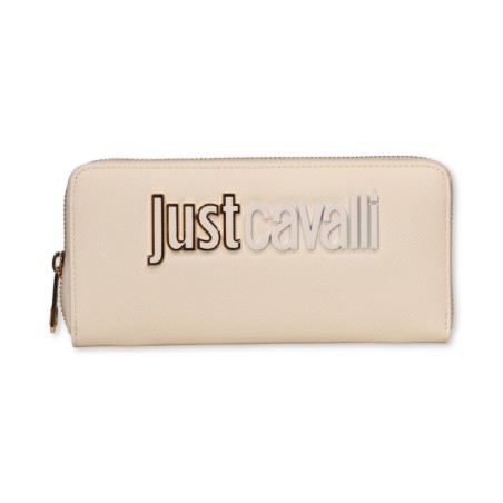 Portafoglio Just Cavalli Metal Lettering - White