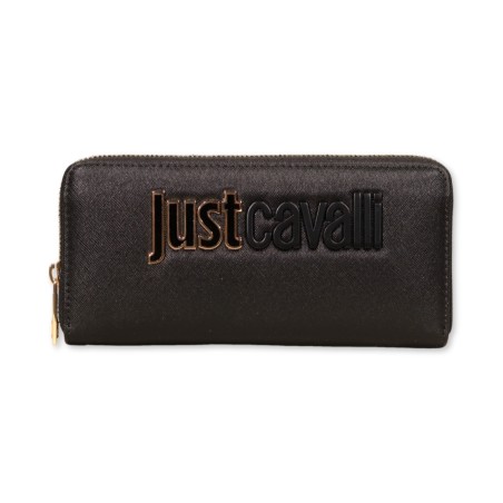 Portafoglio Just Cavalli Metal Lettering - Black