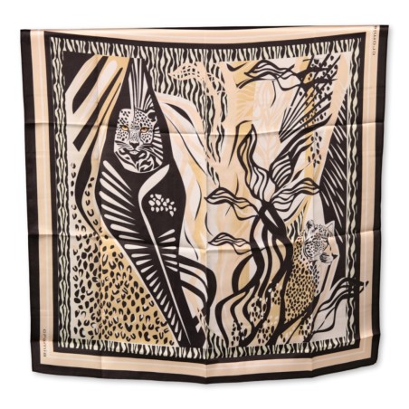 Sciarpa Cromia Kaya - Bianco-Nero