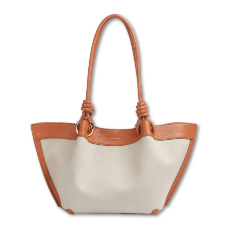 Borsa Coccinelle Finn - Naturale-Crab