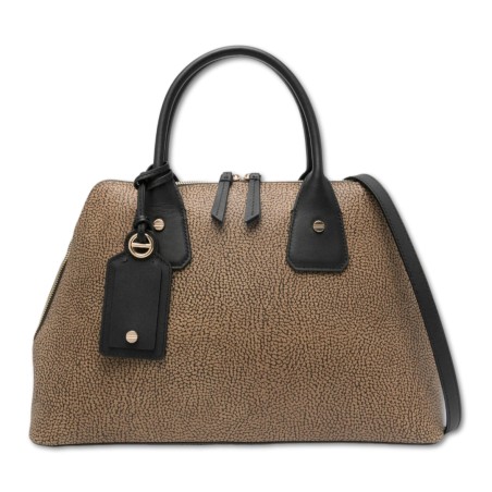 Borsa Borbonese Gemini - Naturale-Nero