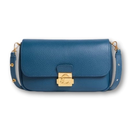 Borsa Coccinelle C-Me Lock - Bleu profond