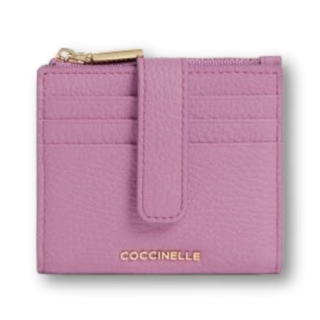 Porte-cartes Coccinelle Metallic Soft - Jellyfish