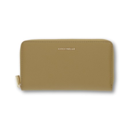 Portafoglio Coccinelle Metallic Soft - Seagrass