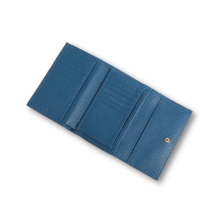 Portafoglio Coccinelle Metallic Soft - Bleu profond