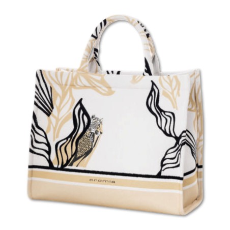 Borsa Cromia Solana - Bianco-Nero