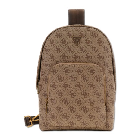 Zaino/Monospalla Guess Milano - Beige-Moro