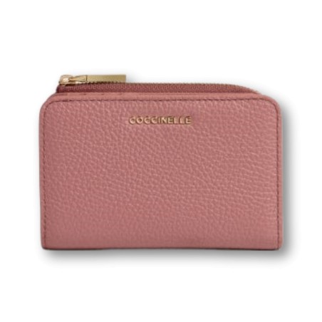 Portafoglio Coccinelle Metallic Soft - Winter Rose