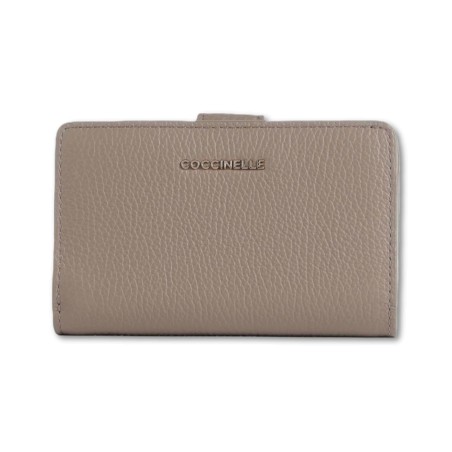 Portafoglio Coccinelle Metallic Soft - Taupe