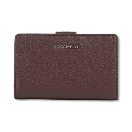 Coccinelle Metallic Soft Geldbörse - Beere