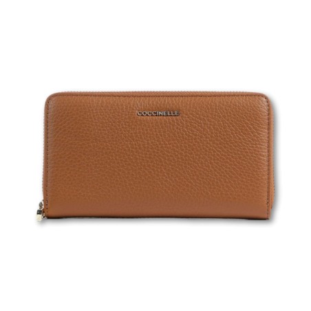 COCCINELLE METALLIC SOFT WALLET - Leather