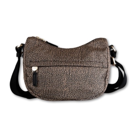Borsa Borbonese Mini B-Club Luna - Naturel-Noir