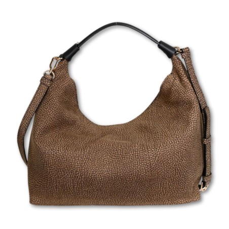 Borsa Borbonese Plie - Cumino-Ebano