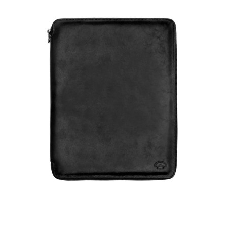The Bridge Story clipboard in real leather - BLACK