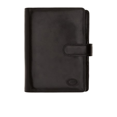 The Bridge Story diary in real leather - BLACK