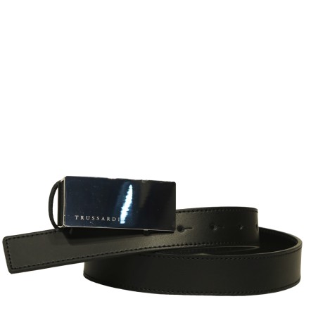 CEINTURE EN JEAN TRUSSARDI - NOIR