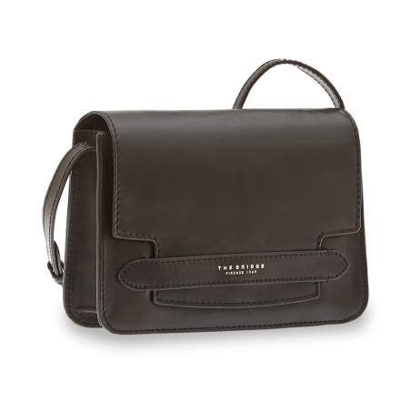 Le sac Bridge Lucrezia - Noir-Or