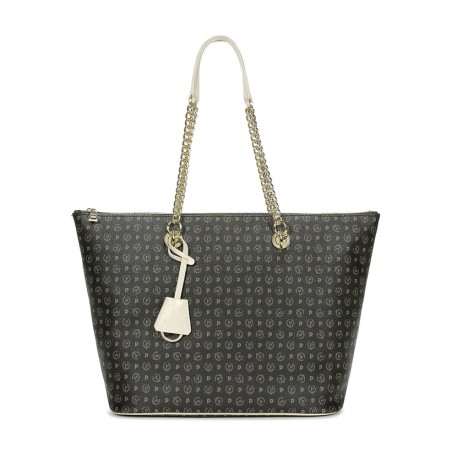 Pollini Heritage Tasche - Schwarz-Elfenbein