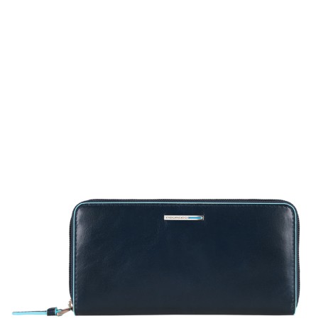 PORTEFEUILLE CARRÉ PIQUADRO BLEU - Bleu-2