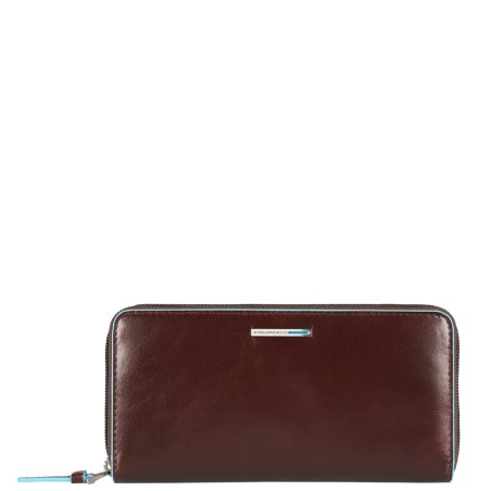 PORTEFEUILLE CARRÉ PIQUADRO BLEU - Amarrer