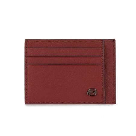Portacarte Piquadro Black Square - Rosso