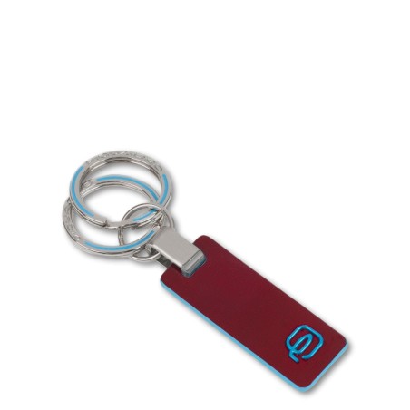 PORTE-CLÉS CARRÉ BLEU PIQUADRO - Rouge