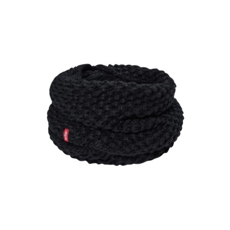 levi's classic knit infinity scarf - Black