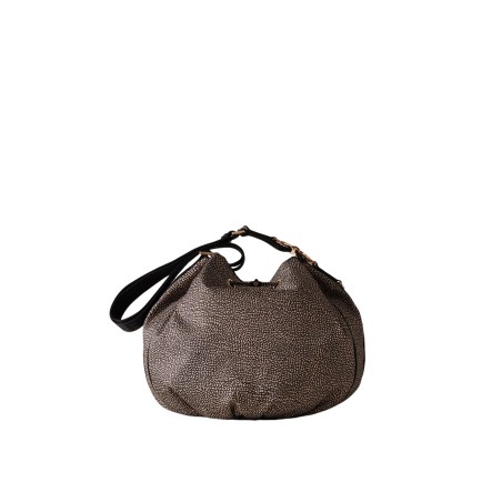 Borbonese women's bag - Naturale-Nero