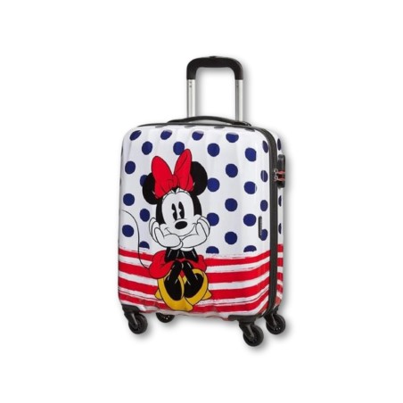 Trolley American Tourister - Disney Legends - Minnie-Blue-Dots