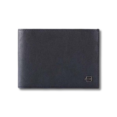 Schwarze quadratische Geldbörse von Piquadro - BLAU 2