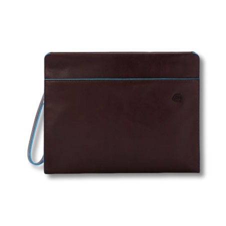 POCHETTE PIQUADRO BLUE SQUARE REVAMP - MORO