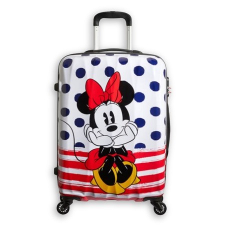American Tourister Disney Legend trolley - Minnie-Blue-Dots