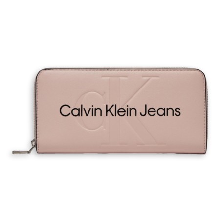 Calvin Klein Jeans Sculpted women's wallet - Rose