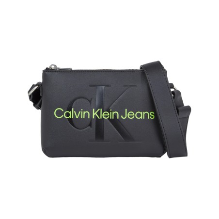 Borsa Calvin Klein Jeans - Nero-Lime