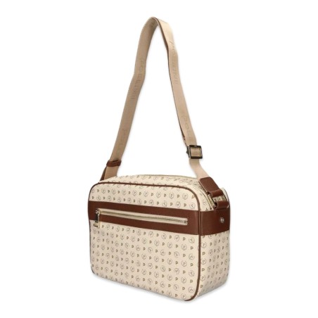 Borsa Pollini Heritage - Avorio-Marrone